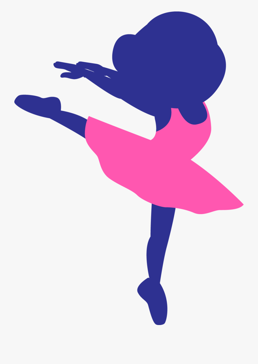 Children Will Gain Balance, Strength And Agility And - Child Ballerina Silhouette Pink, Transparent Clipart