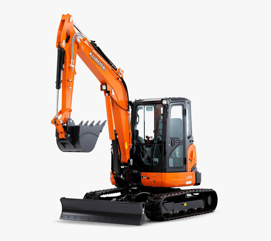 Transparent Excavator Png U55 Kubota Free Transparent Clipart Clipartkey