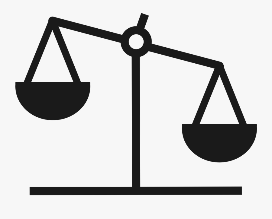 Balance, Scale, Silhouette, Justice - Cost Benefit Analysis Slide, Transparent Clipart