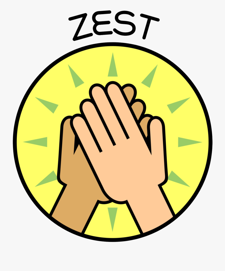 Click On A Character Strength To Find Out More - Zest As A Strength, Transparent Clipart