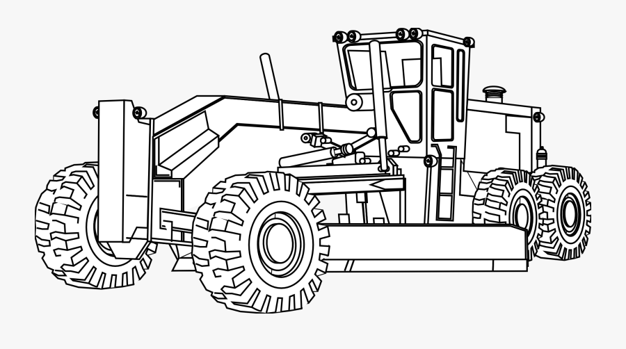 Clip Art Pics Of Heavy Equipment - Construction Machine Coloring Pages, Transparent Clipart
