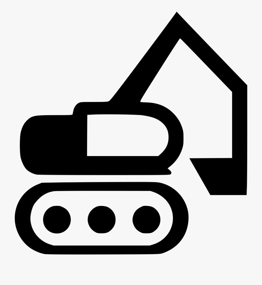 Transparent Excavator Clipart - Machines Icon, Transparent Clipart