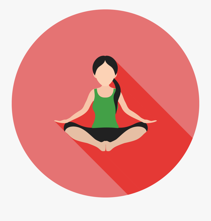 Icon Yoga, Transparent Clipart