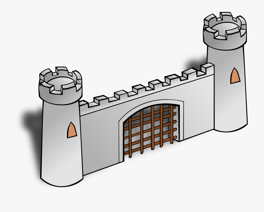 Rpg Map Symbols - Gate Clip Art, Transparent Clipart
