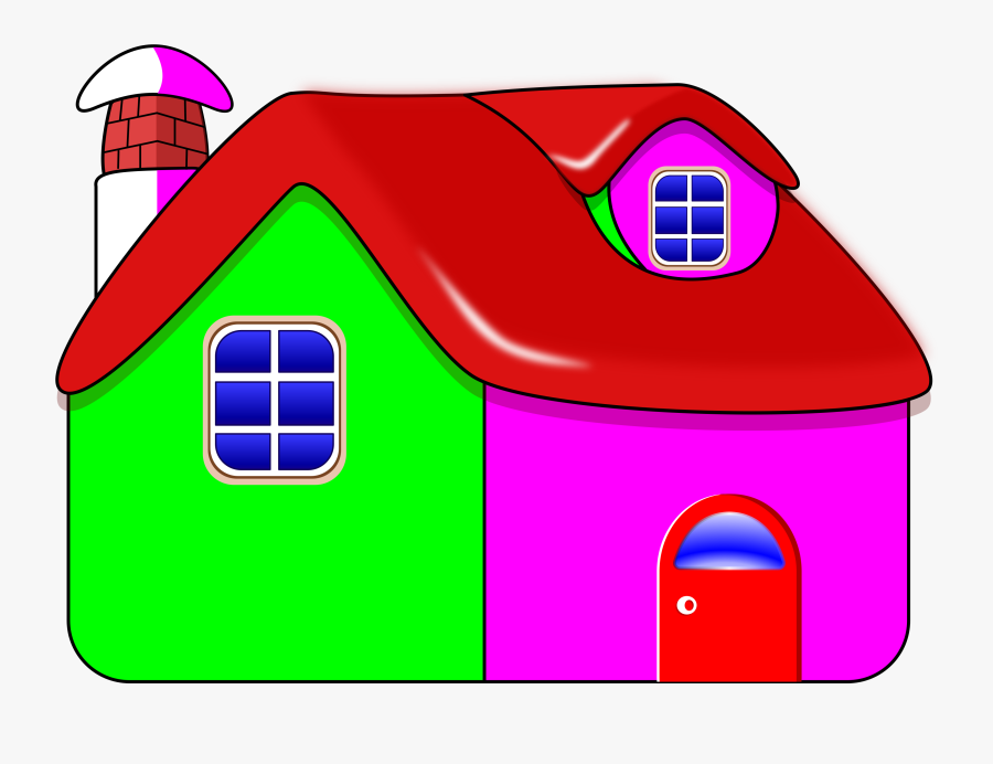 Three Little Pigs Houses Clipart At Getdrawings - Clipart Cartoon Colorful House, Transparent Clipart