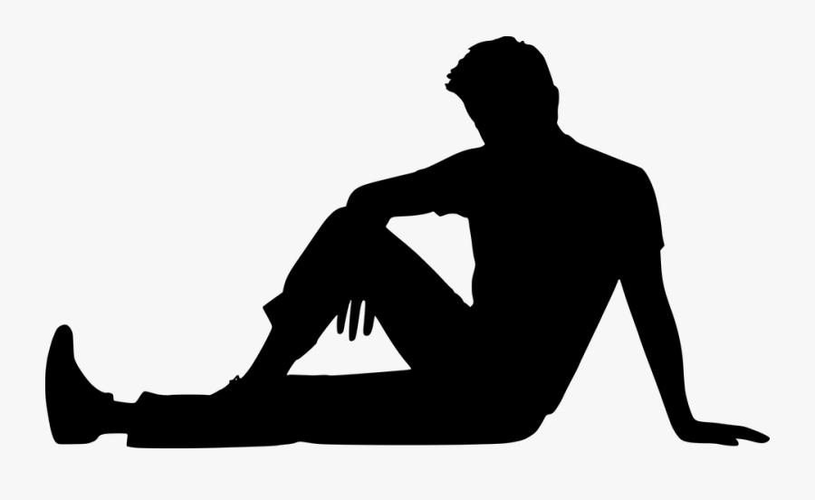 Transparent Person Sitting Silhouette Png - Shisha Silhouette, Transparent Clipart