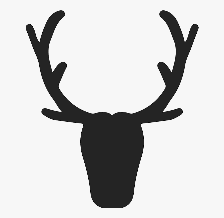 Elk Silhouette At Getdrawings Com Free For - Reindeer Antlers Silhouette Png, Transparent Clipart