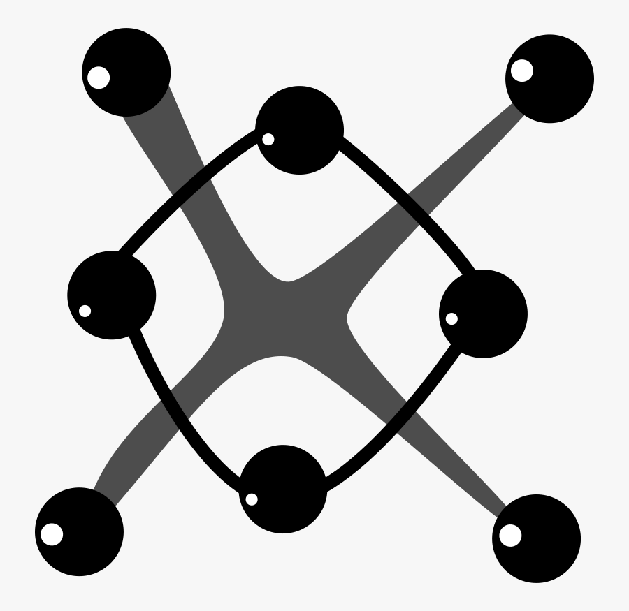 Graph Nodes Edges Clip Art - Graph Edge And Nodes Icon, Transparent Clipart