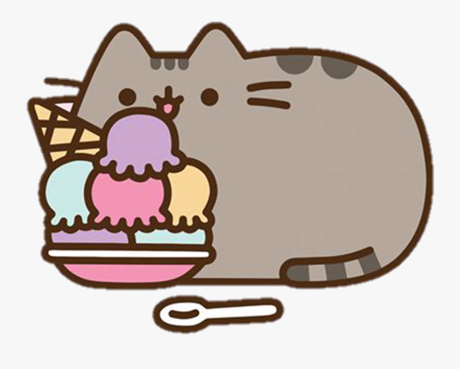 Pusheen The Cat 2018 Wall Calendar Clipart , Png Download - Kawaii Pusheen Cat Drawing, Transparent Clipart