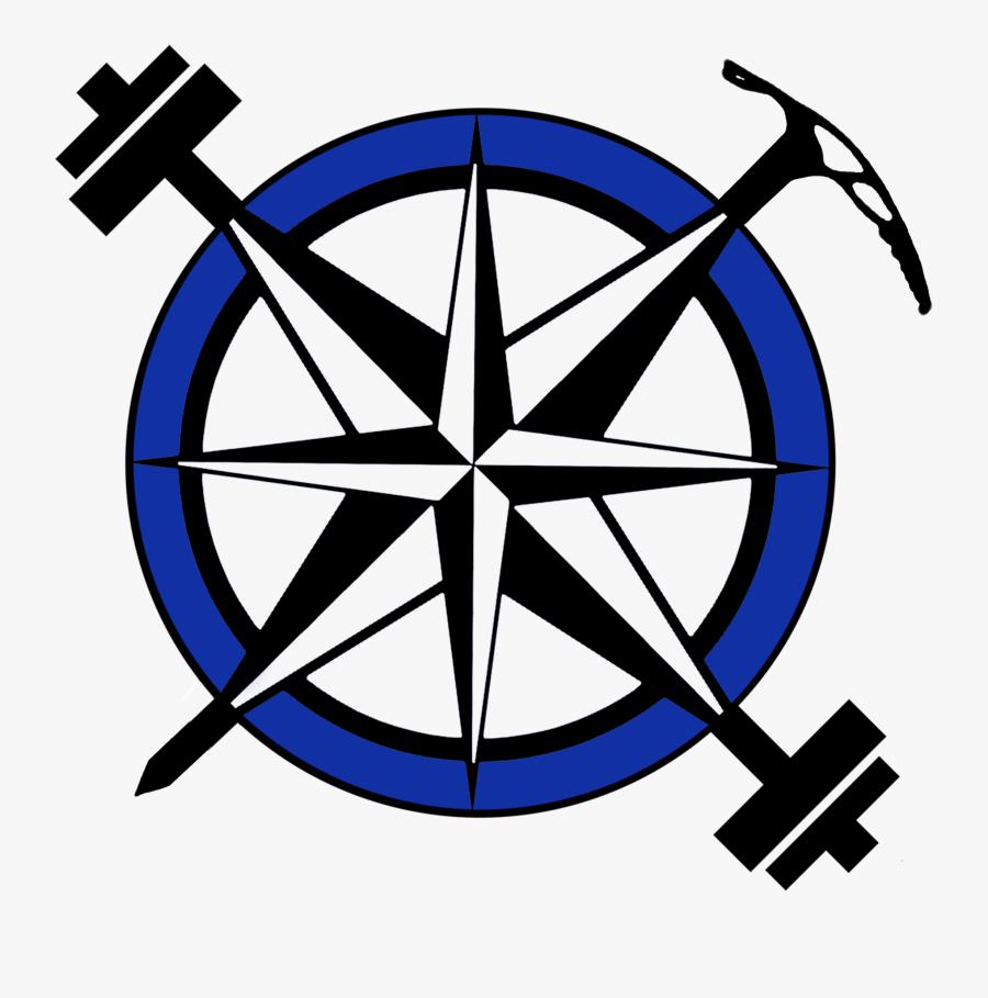 Lazart Compass Rose Wall Decor Clipart , Png Download - Emblem, Transparent Clipart