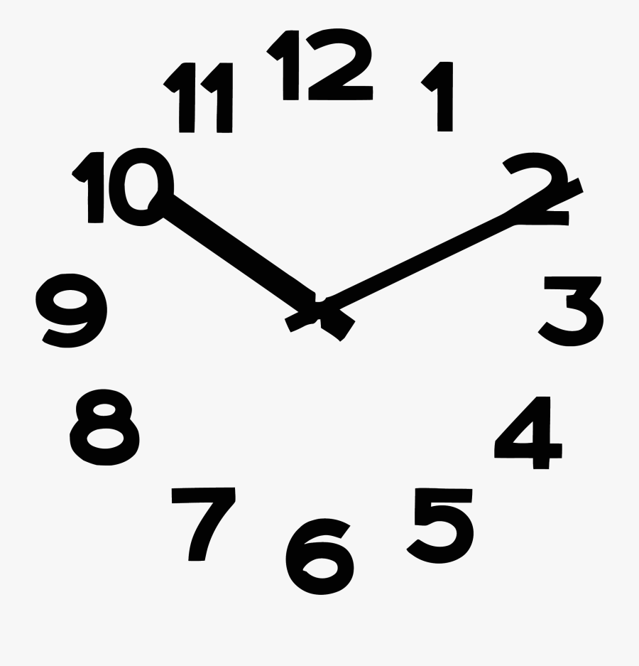 Karlsson Numbers Wall Clock Clipart Png - Clock, Transparent Clipart