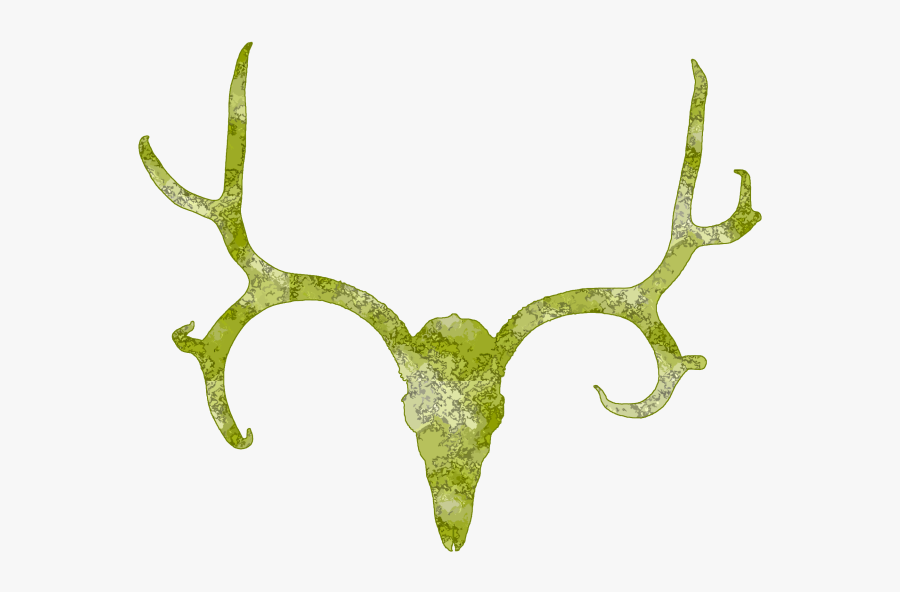 Skull Antlers Cliparts - Deer, Transparent Clipart