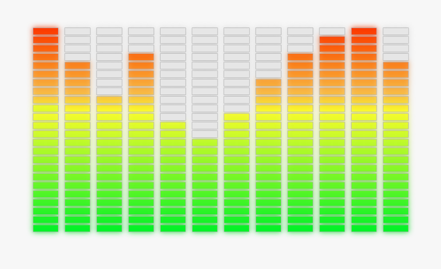 Audio, Equalizer, Graph, Vu Meter - Transparent Audio Equalizer Png, Transparent Clipart