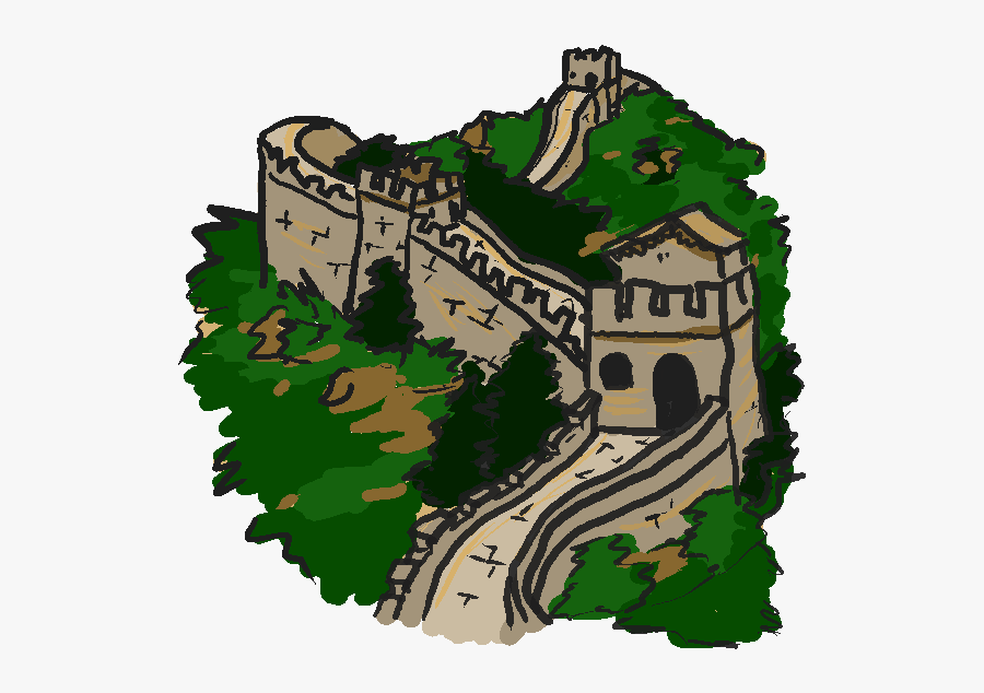Free Great Wall Of China Clip - Great Wall China Clipart, Transparent Clipart