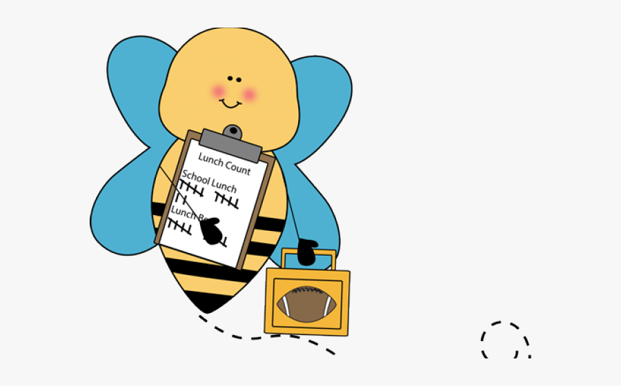 Bee School Clipart, Transparent Clipart