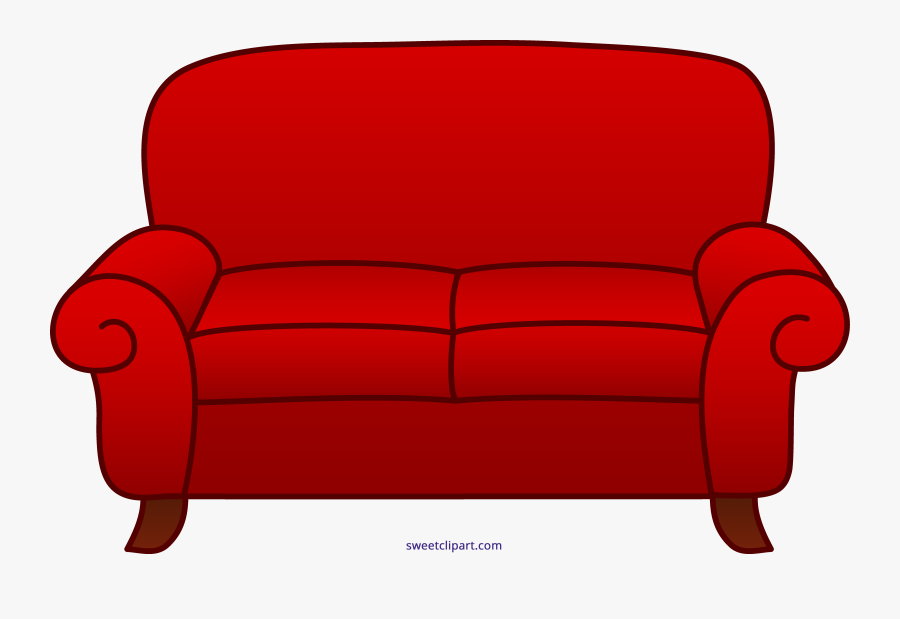 Sofa Clipart, Transparent Clipart