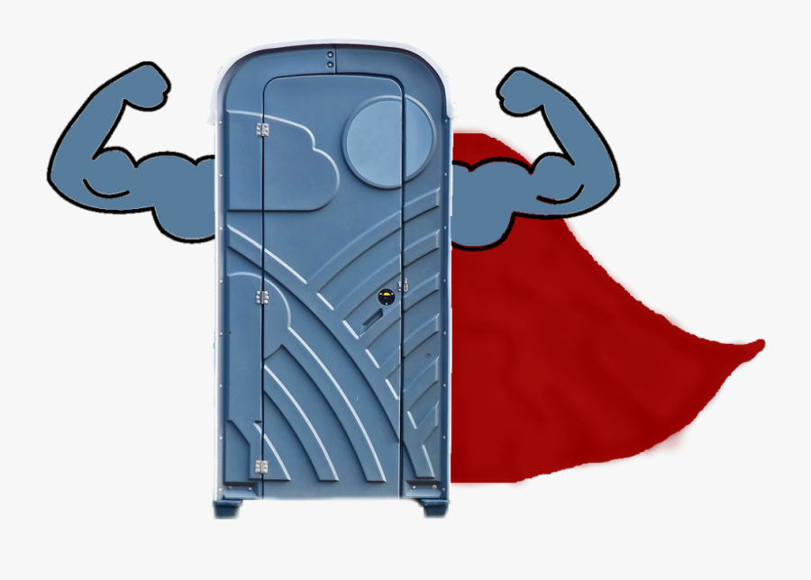 Porta-potty, Porta Potties, Superhero, Sanitation Superhero, - Porta Potty Clipart, Transparent Clipart