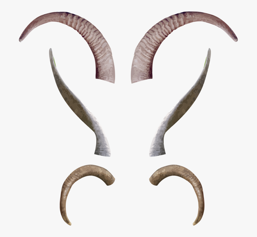 Claw,antelope,goats - Devil Goat Horns Png, Transparent Clipart