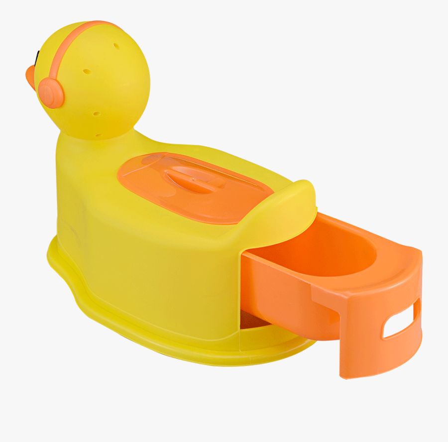 The Potty Container Can Be Removed Without Lifting - Baby Safe Duck Potty, Transparent Clipart