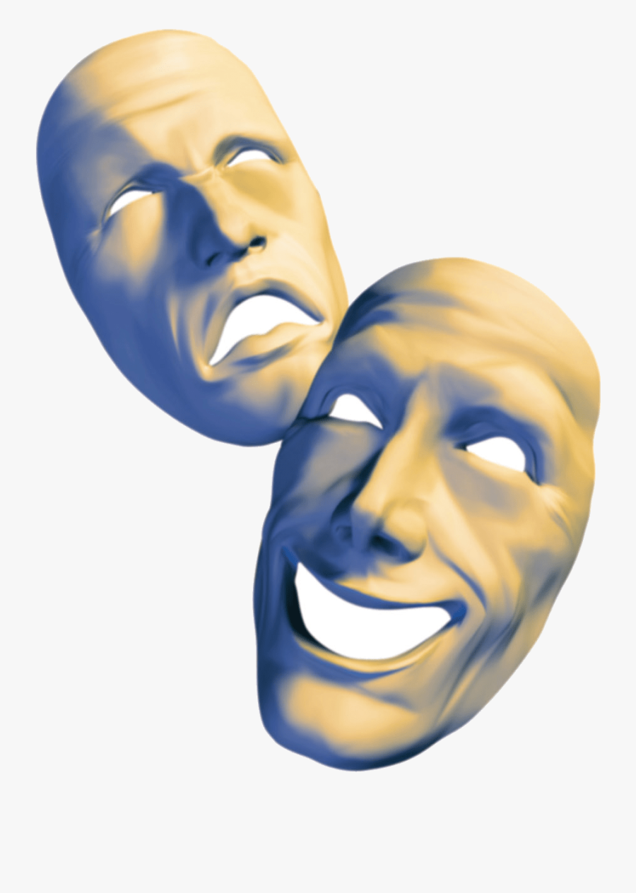 Transparent Drama Clipart - Theater Mask Png Transparent, Transparent Clipart