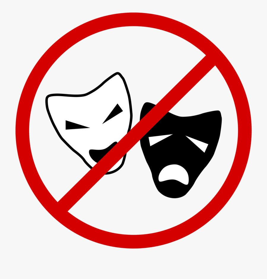 File No Svg Wikimedia - No Masks Sign, Transparent Clipart
