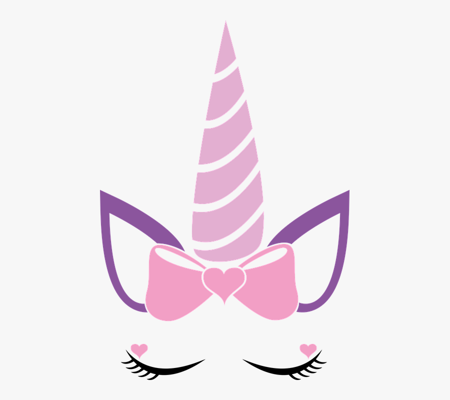 Unicorn Horn Bow Fantasy Animal Magic Cute - Unicorn Svg File Free, Transparent Clipart