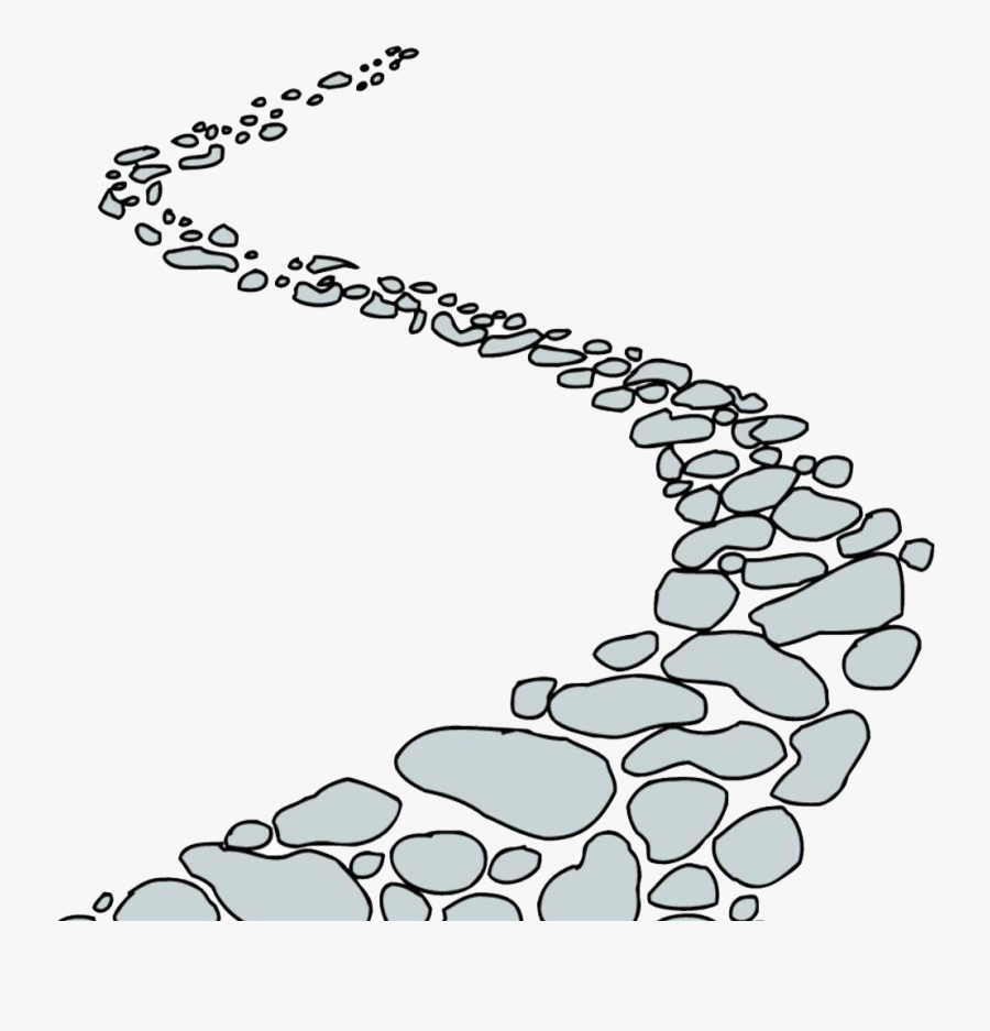 Image Royalty Free Stock Curved Path Clipart - Stone Path Cartoon, Transparent Clipart