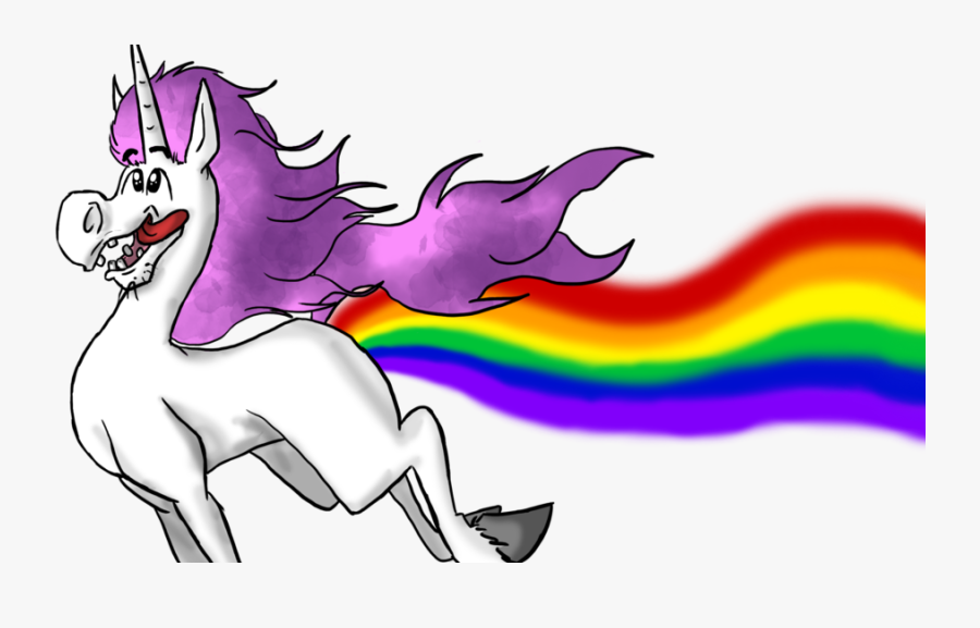 Unicorn Rainbow Fart Unicorn Horn Flying Unicorn Simulator - Unicorns And Rainbow Farts, Transparent Clipart