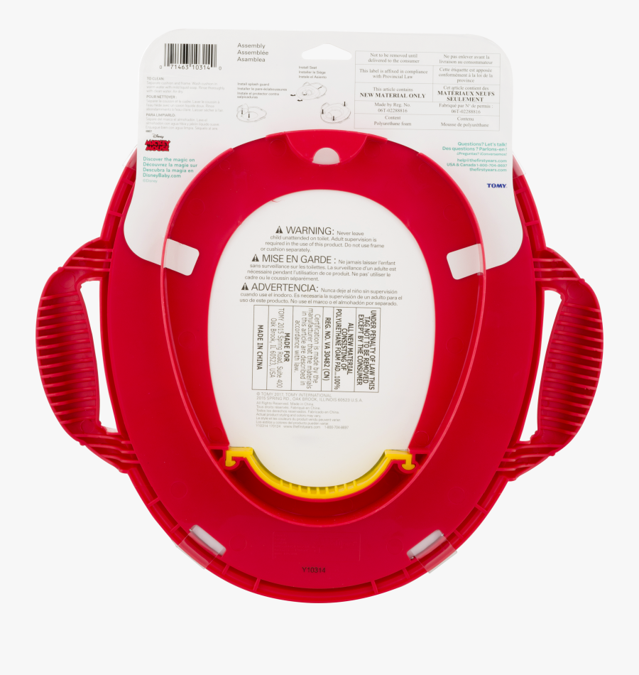 Disney Mickey Mouse Soft Potty Seat, Toddler Potty - Circle, Transparent Clipart