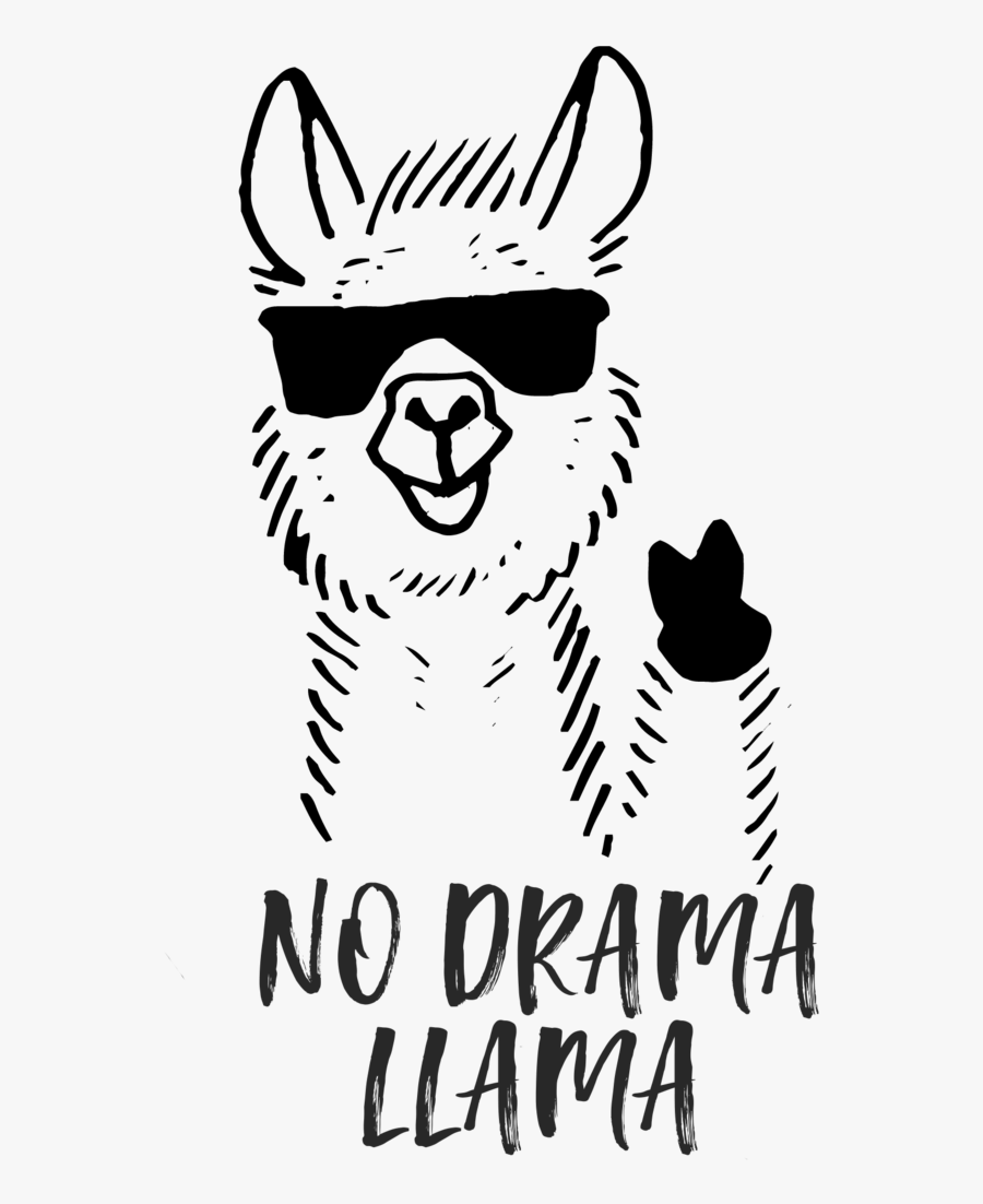 Collection Of Free Llama Svg Drama - No Drama Llama Meme, Transparent Clipart