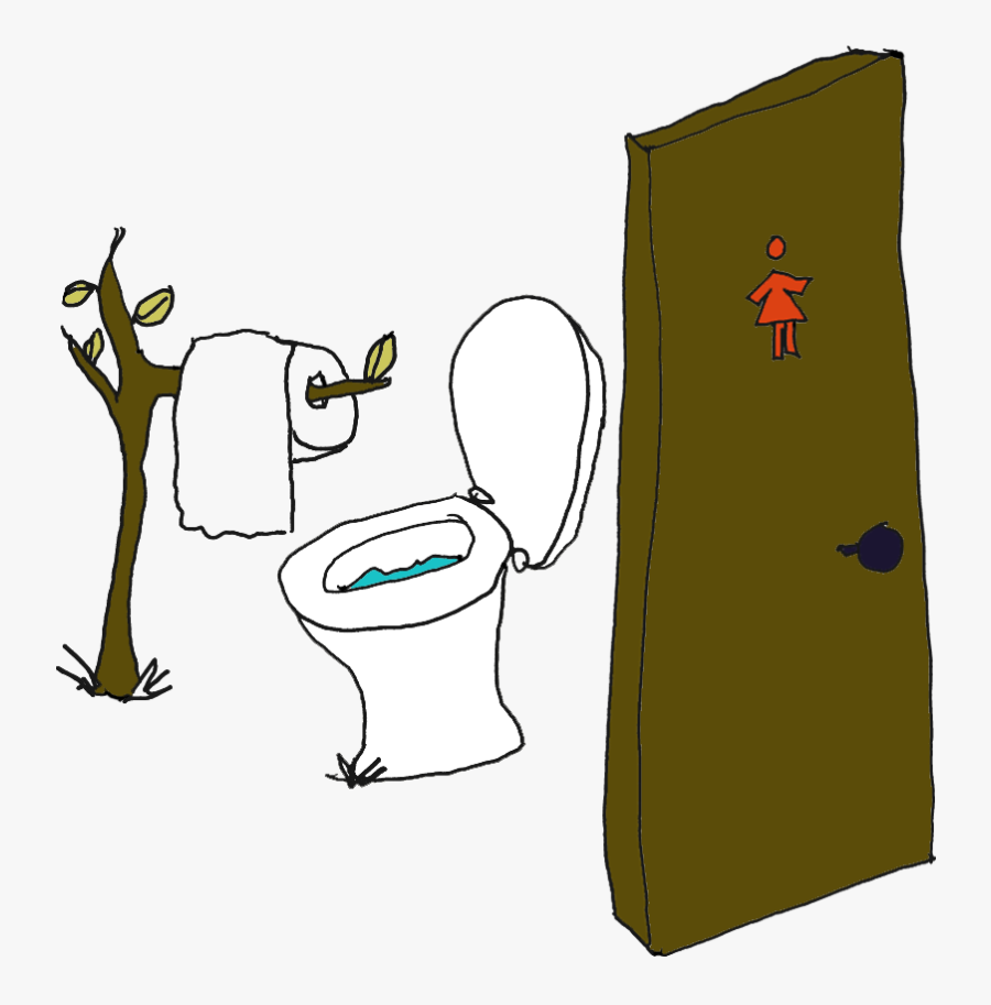 Transparent Toilet Cartoon Png - Cartoon, Transparent Clipart