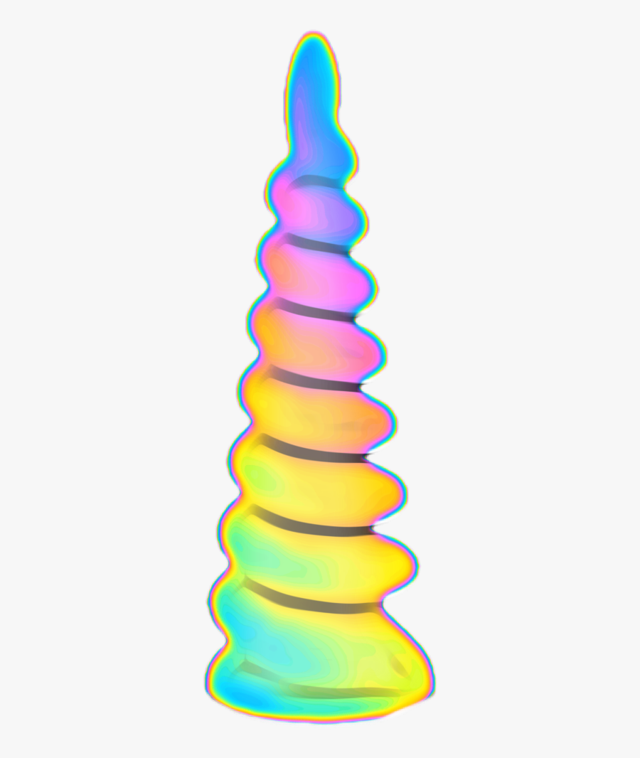 #unicorn #horn #holographic #uni #freetoedit - Unicorn Horn Transparent Background, Transparent Clipart