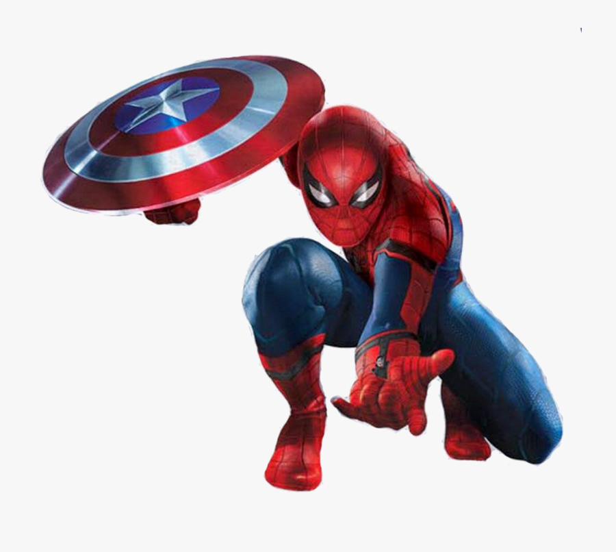 Spider Man Captain America Marvel Cinematic Universe - Spider Man, Transparent Clipart