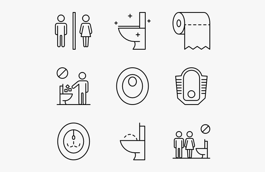 Toilet - Toilet Jongkok Icon, Transparent Clipart