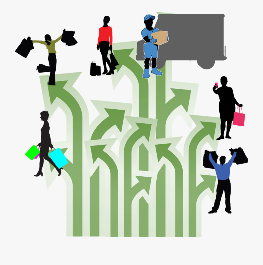 Path Clipart Different Path - Complex Consumer, Transparent Clipart
