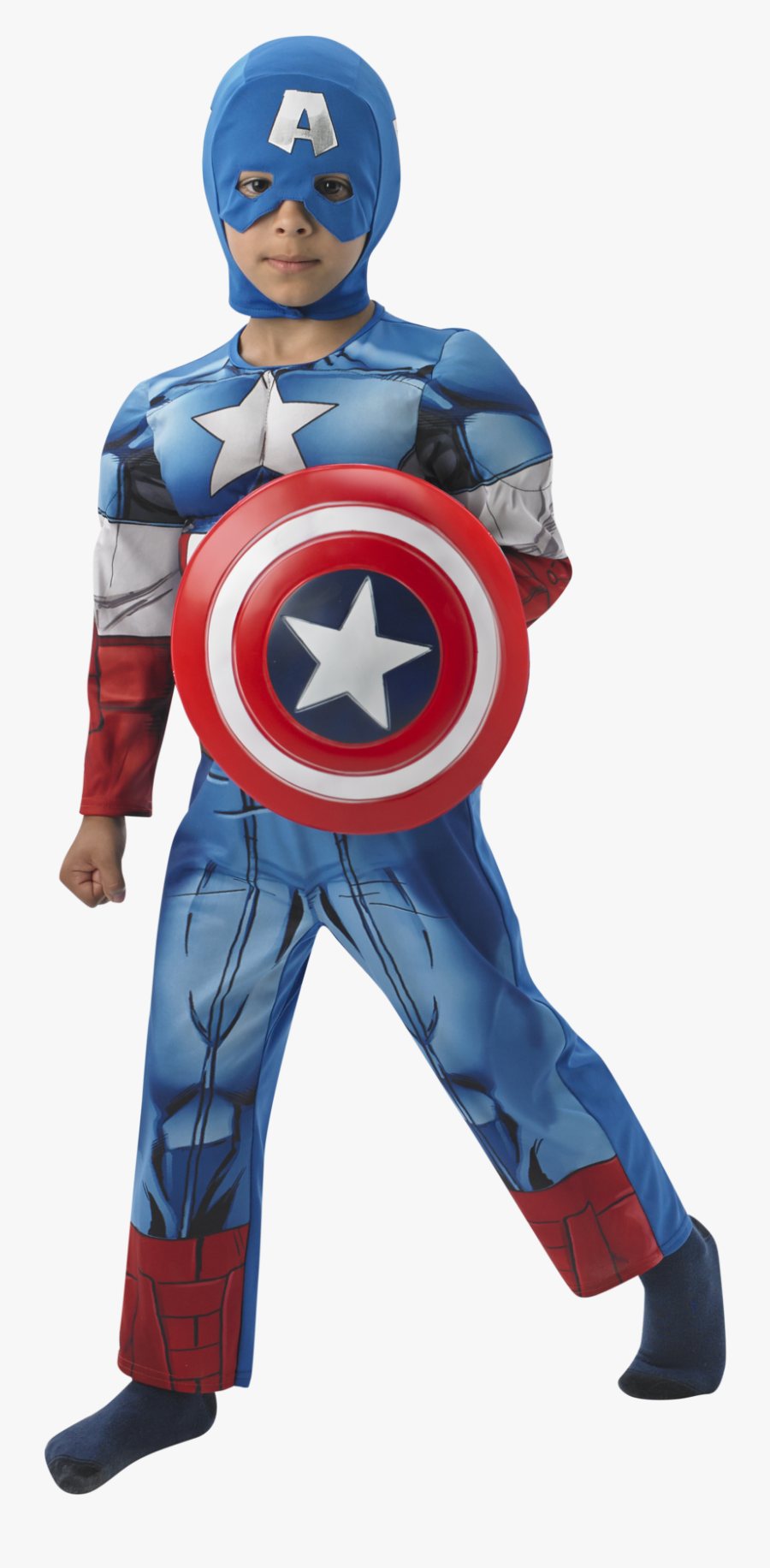 Captain America Fancy Dress, Transparent Clipart
