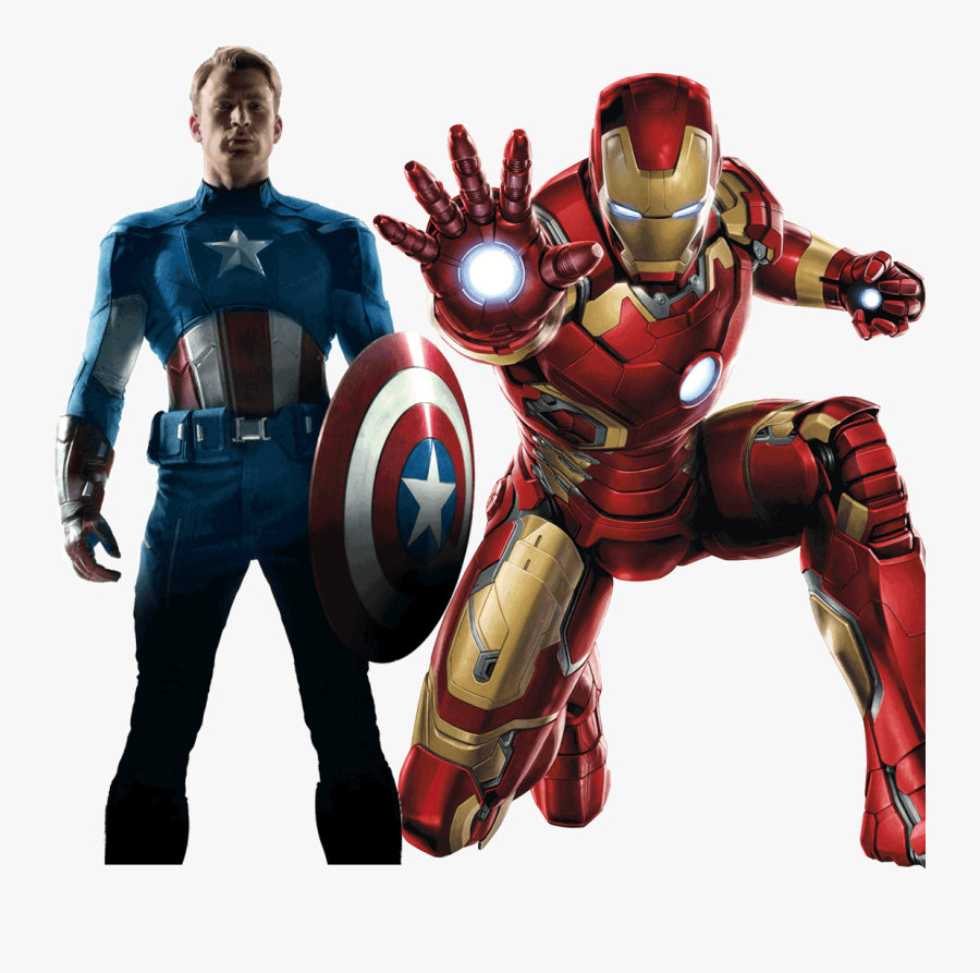 Transparent Captain America Clipart - Iron Man Png Hd, Transparent Clipart