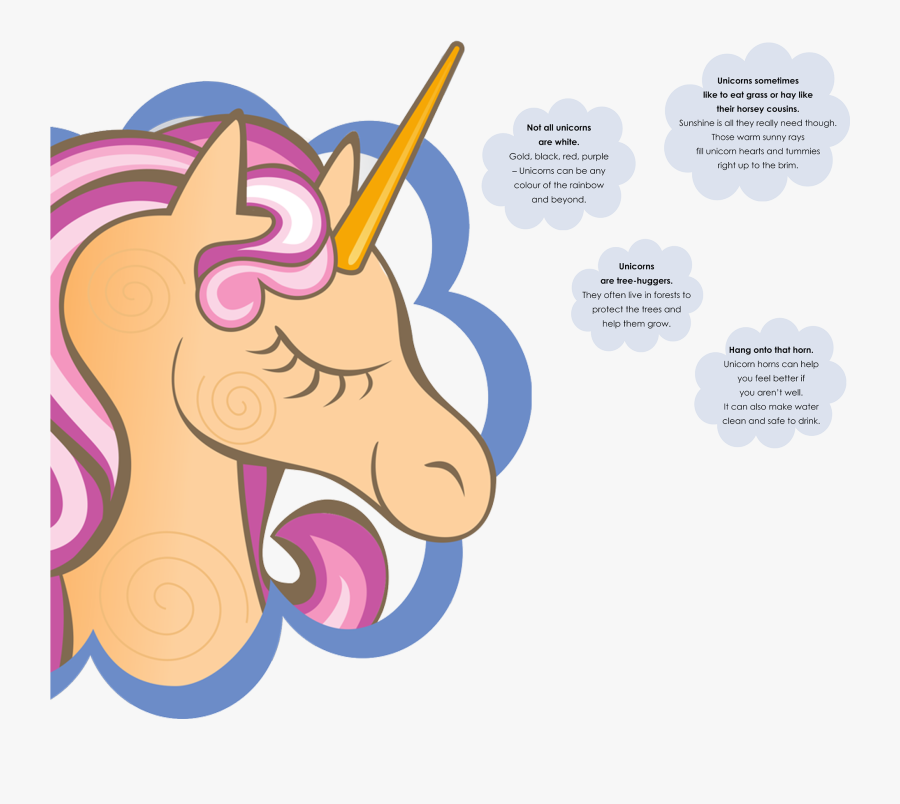 Dreaming Unicorns, Transparent Clipart