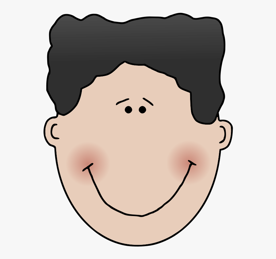 Boy Face Clipart, Transparent Clipart