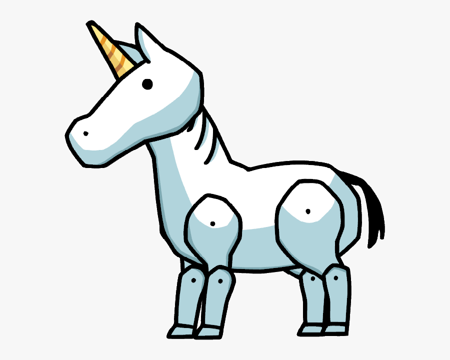 Transparent Unicorn Horn Clipart - Scribblenauts Horse Png, Transparent Clipart