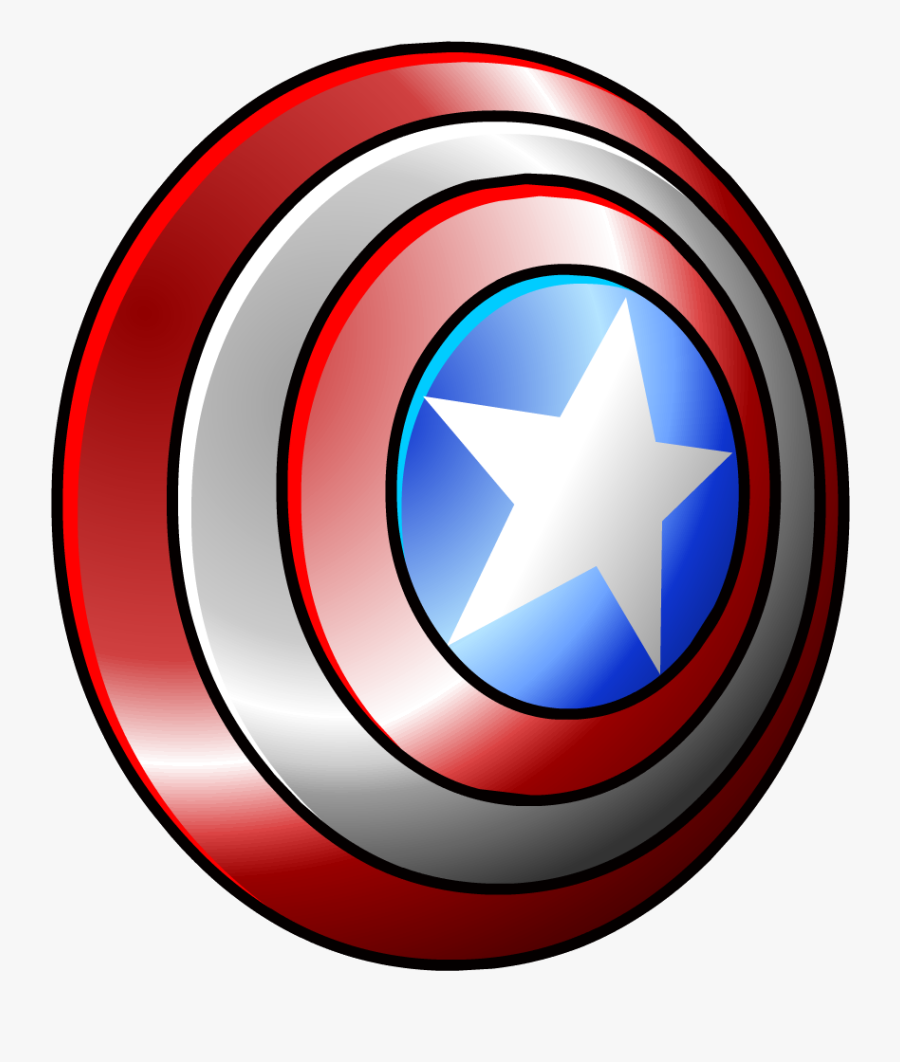Captain America Shield - Cpt America Shield Png, Transparent Clipart