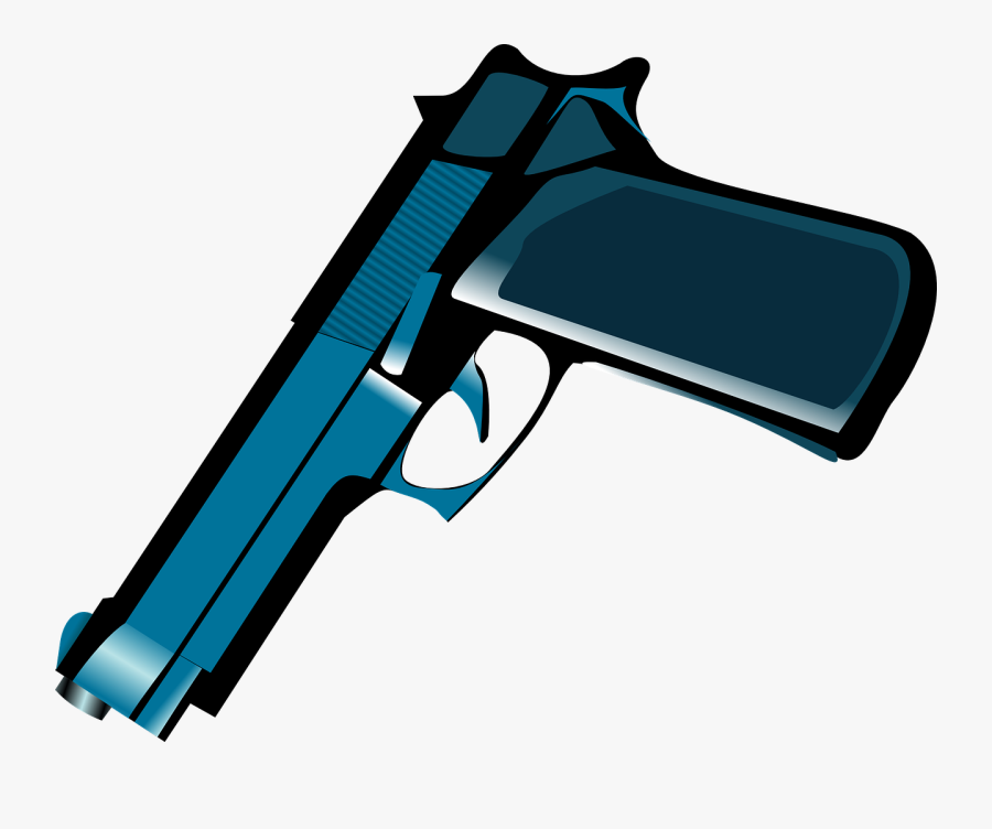 Revolver - Pistol Pointing Down Png, Transparent Clipart