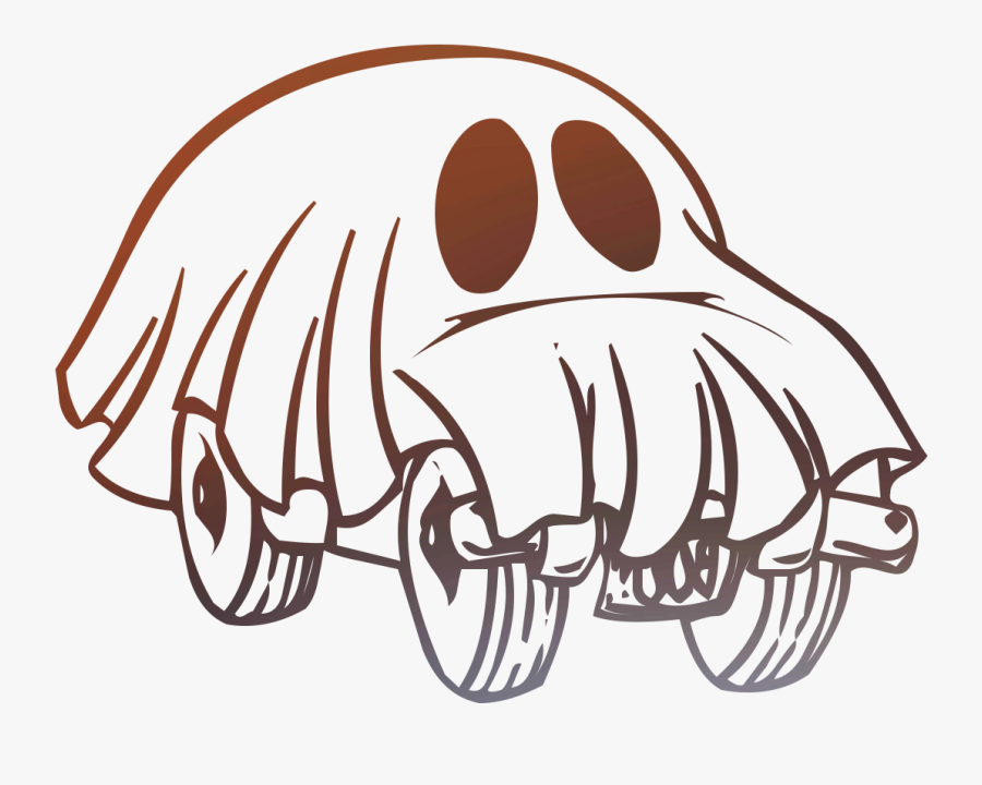 Coloring Art Monster Halloween Book Line Drawing Clipart - Illustration, Transparent Clipart