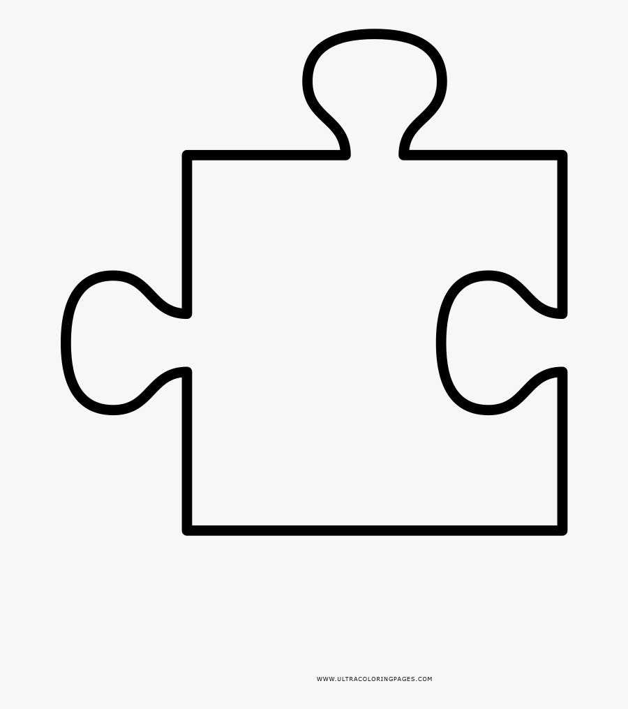 Puzzle Piece Coloring Page Ultra Coloring Pages Clipart - Line Art, Transparent Clipart