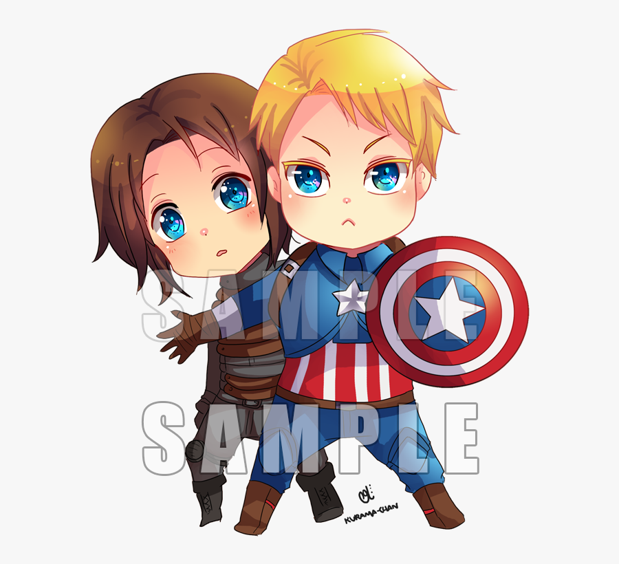 Captain America Civil War - Captain America Civil War Anime Version, Transparent Clipart