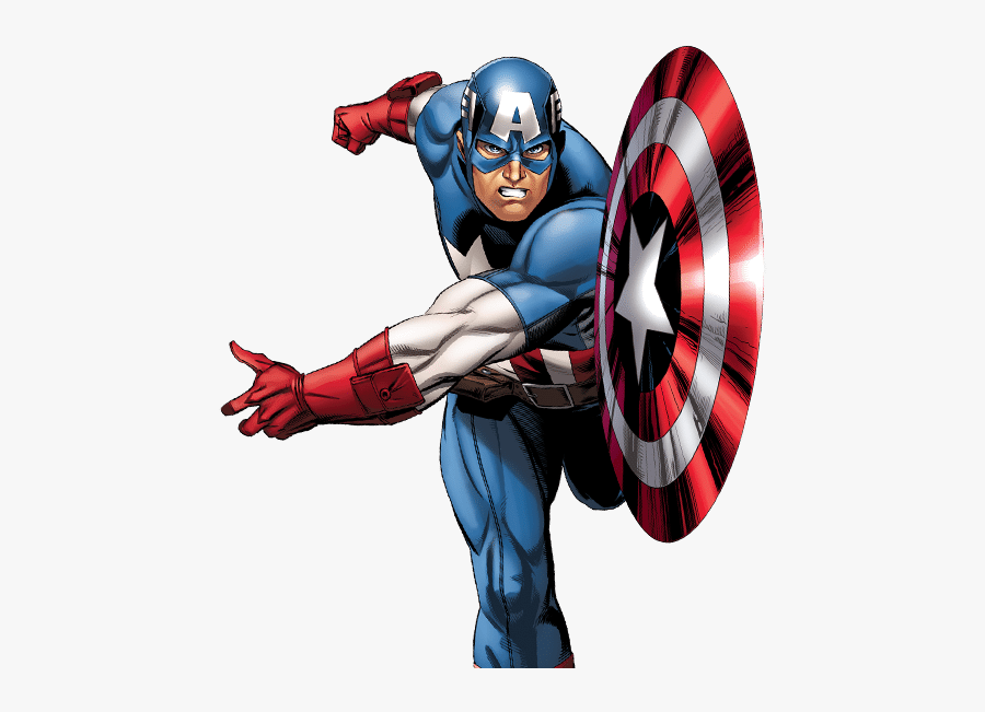 Marvel Avengers Captain America Png Image - Captain America Comics Transparent, Transparent Clipart