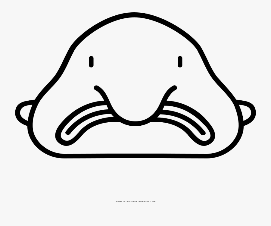 Collection Of Blob Blobfish Black And White , Free Transparent