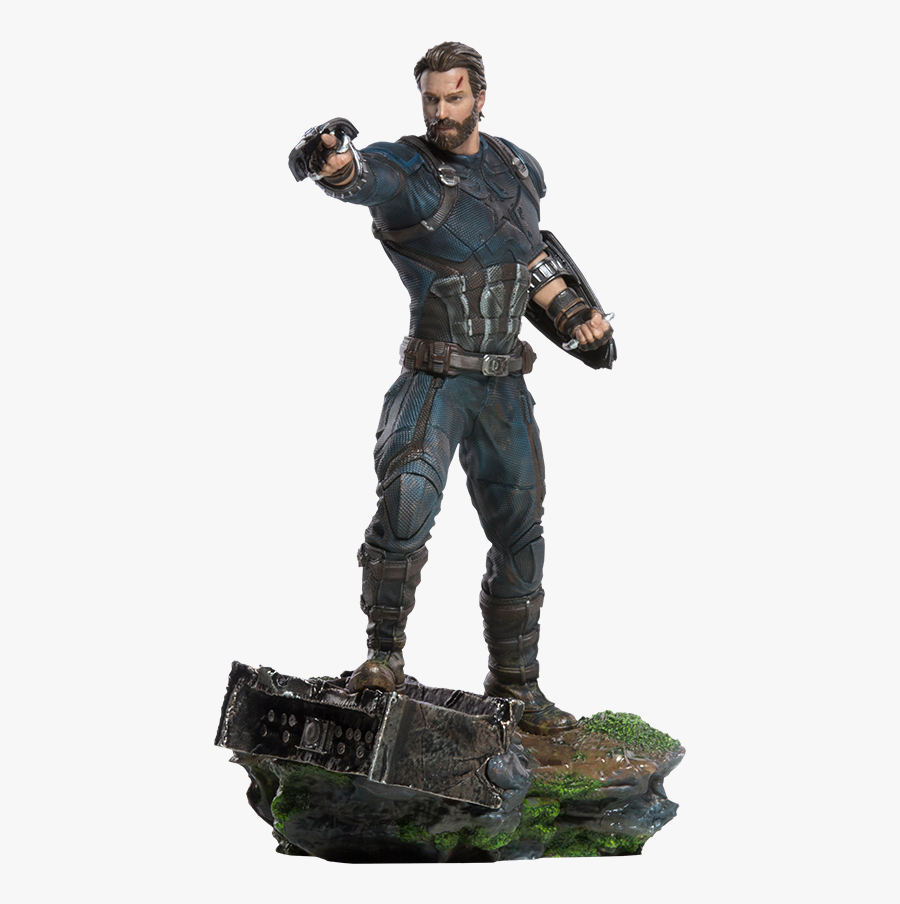 Capitan America Png - Iron Studios Captain America Infinity War, Transparent Clipart