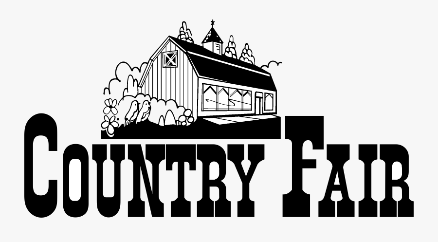 Transparent County Fair Clipart - Black And White Country Fair, Transparent Clipart