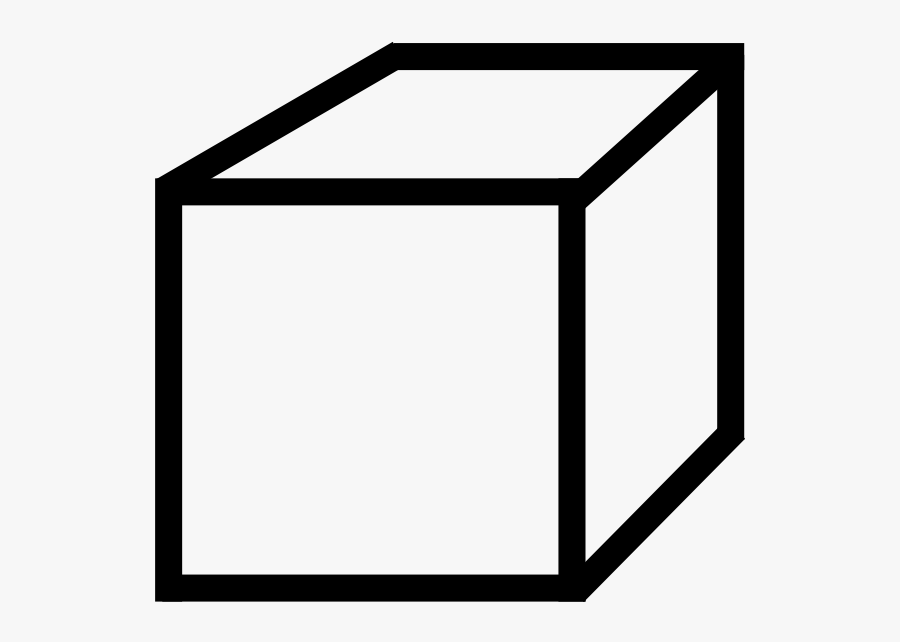 Ice Cube Clipart Coloring - Cube Clipart, Transparent Clipart